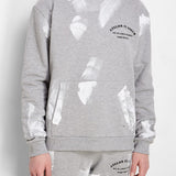 Atelier Hoodie With Paintsains Grey