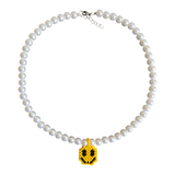 Колье Smile with Pearl beads
