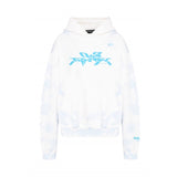 Худі Club Fantasy White Blue Tie-Dye Hoodie