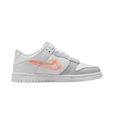 Кросівки Nike Dunk Low SE 3D Swoosh Pure Platinum Total Orange (GS)