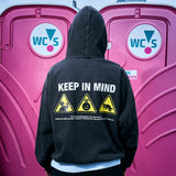 Keep In Mind Hoodie Vintage Black