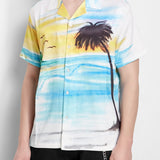 Airbrushed Silk Shirt