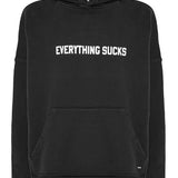Everything Sucks Vintage Hoodie Black
