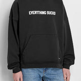 Everything Sucks Vintage Hoodie Black