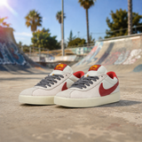 Кросівки Bruin SB React "White-Red"