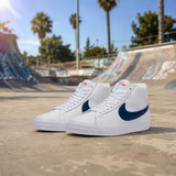 Кросівки Blazer SB Zoom Mid ISO "White-Blue"