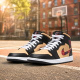 Air Jordan 1 Mid Tartan Swoosh