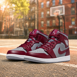 Air Jordan 1 Mid Cherrywood Red