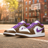 Jordan 1 Low Purple Mocha