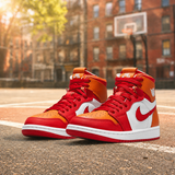Jordan 1 High Zoom Air CMFT Fire Red Hot Curry (W)