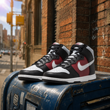 Nike Dunk High Black Rosewood Pure Platinum (W)