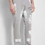 Atelier Sweatpants With Paint Stains Grey