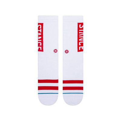 Шкарпетки Stance OG Crew White Red