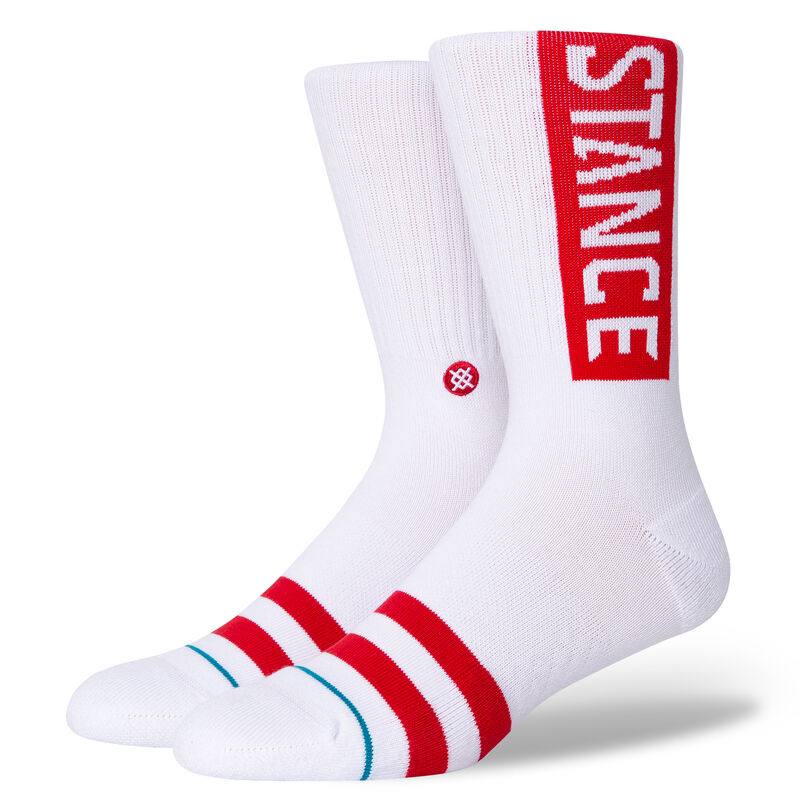 Шкарпетки Stance OG Crew White Red