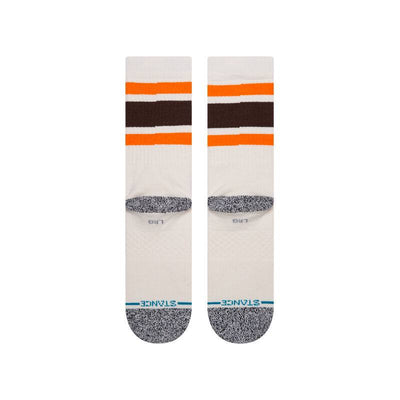 Шкарпетки Stance Boyd Crew Off White Orange Brown