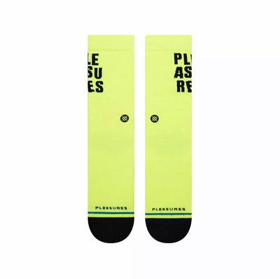 Шкарпетки Stance Pleasures Crew Acid Yellow