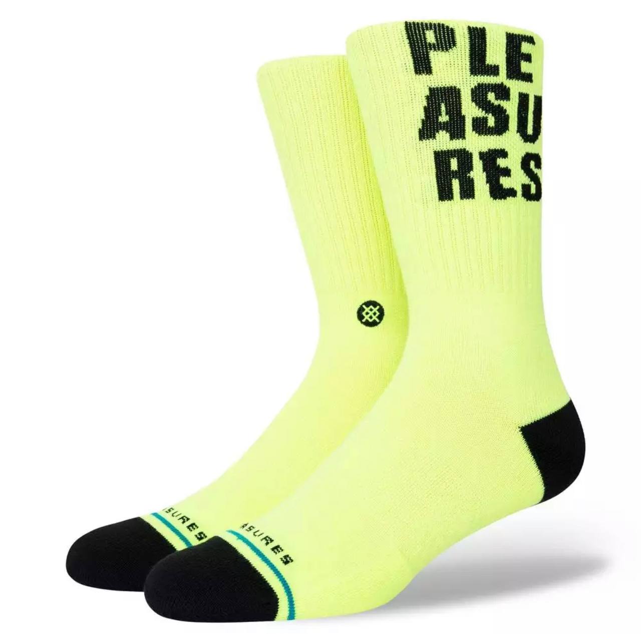 Шкарпетки Stance Pleasures Crew Acid Yellow