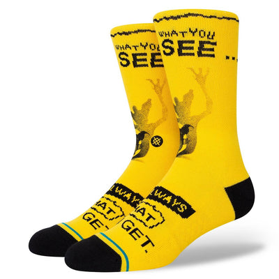 Шкарпетки Stance What You Get Crew Yellow