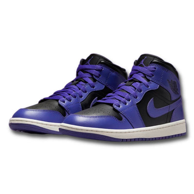 Air Jordan 1 Mid Purple Black (W)