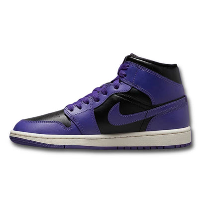 Air Jordan 1 Mid Purple Black (W)