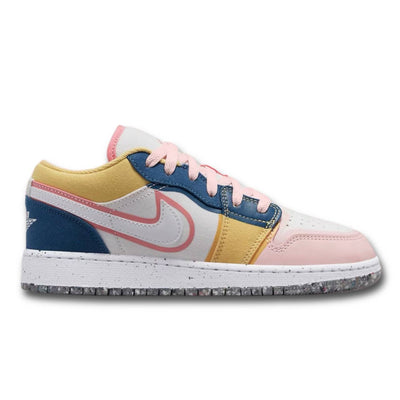 Air Jordan 1 Low SE Multi Canvas (GS)