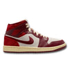 Air Jordan 1 Mid SE Tiki Leaf Team Red (W)