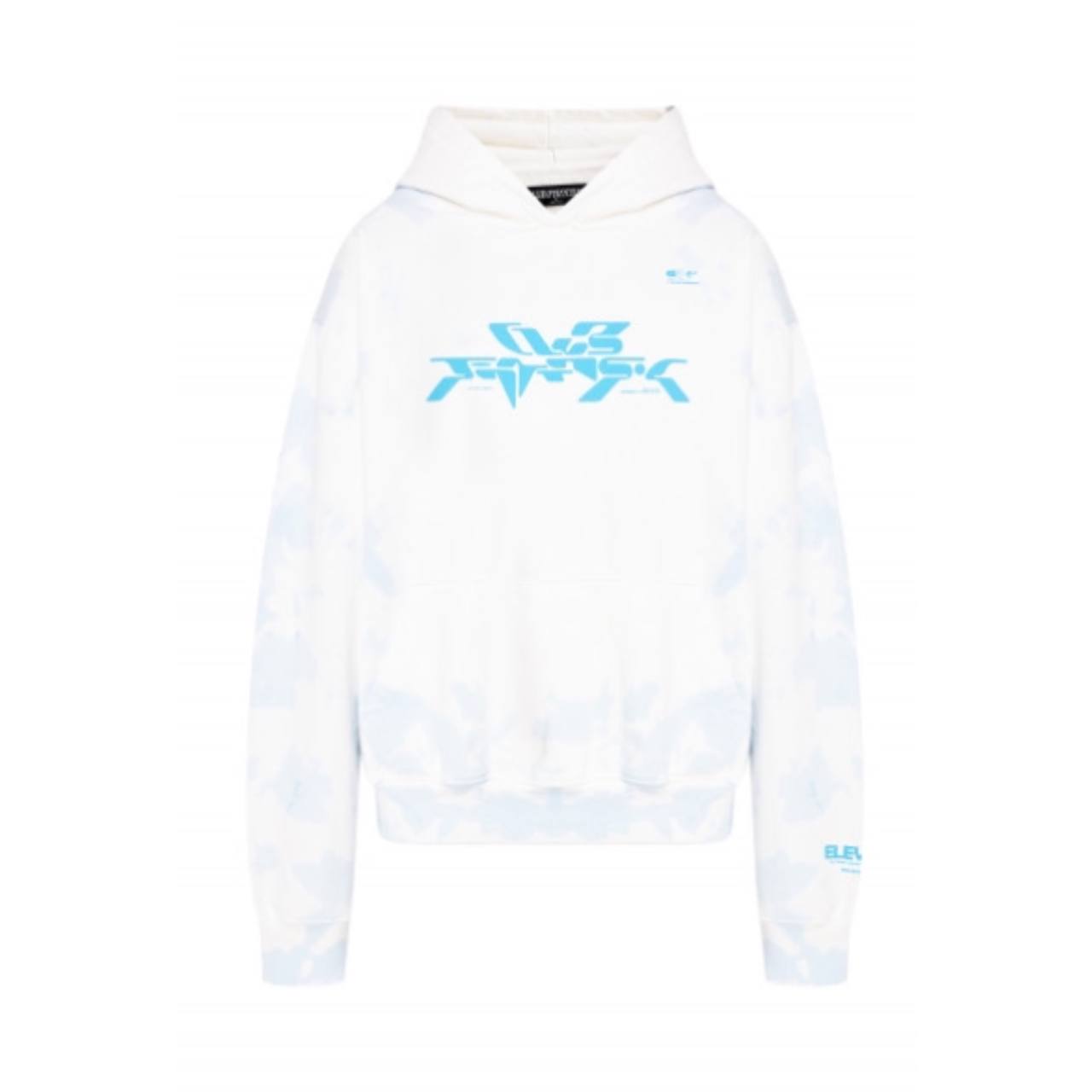 Худі Club Fantasy White Blue Tie-Dye Hoodie