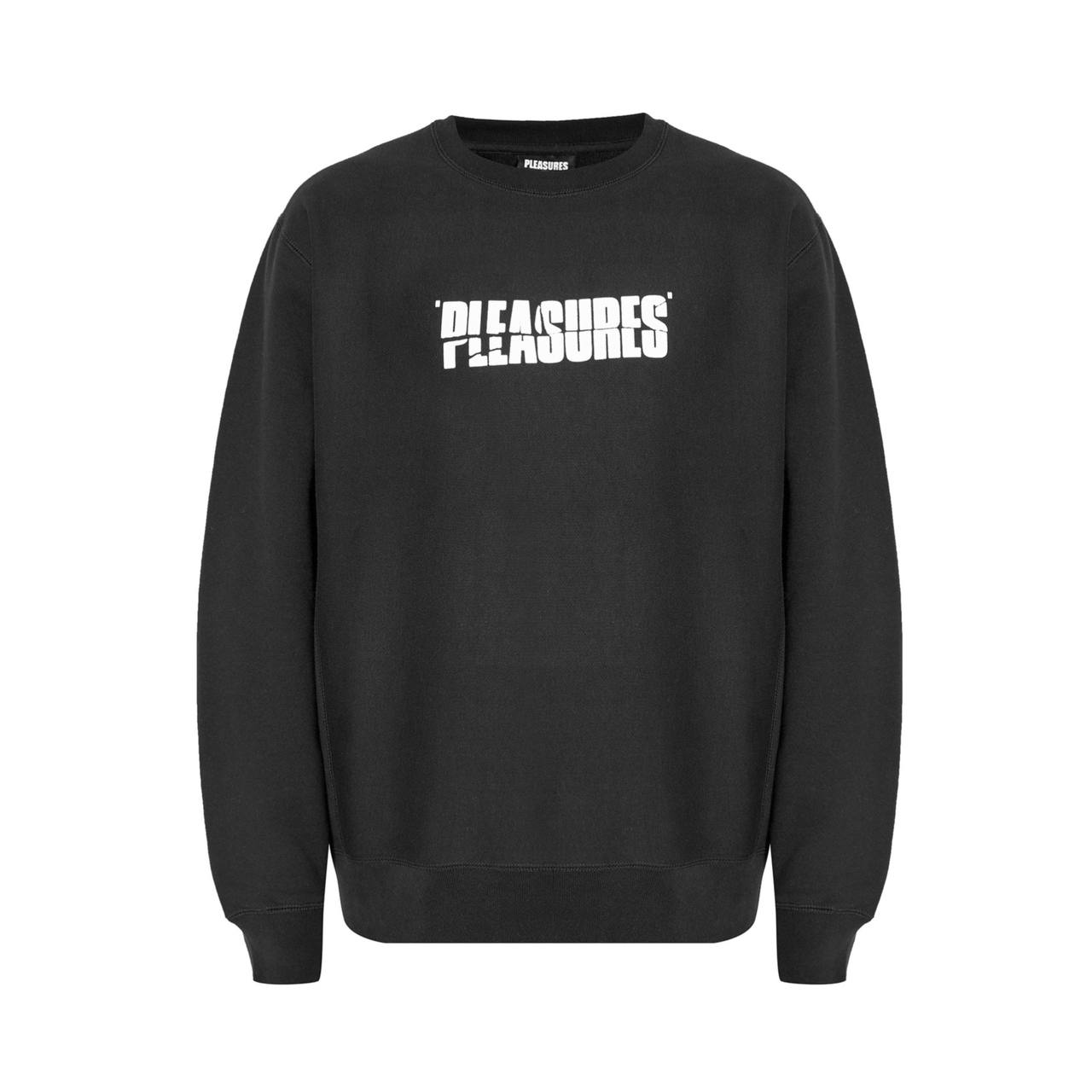Світшот Pleasures Shattered Logo Black Sweatshirt