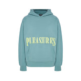 Худі Pleasures Yellow Script Pale Green Hoodie