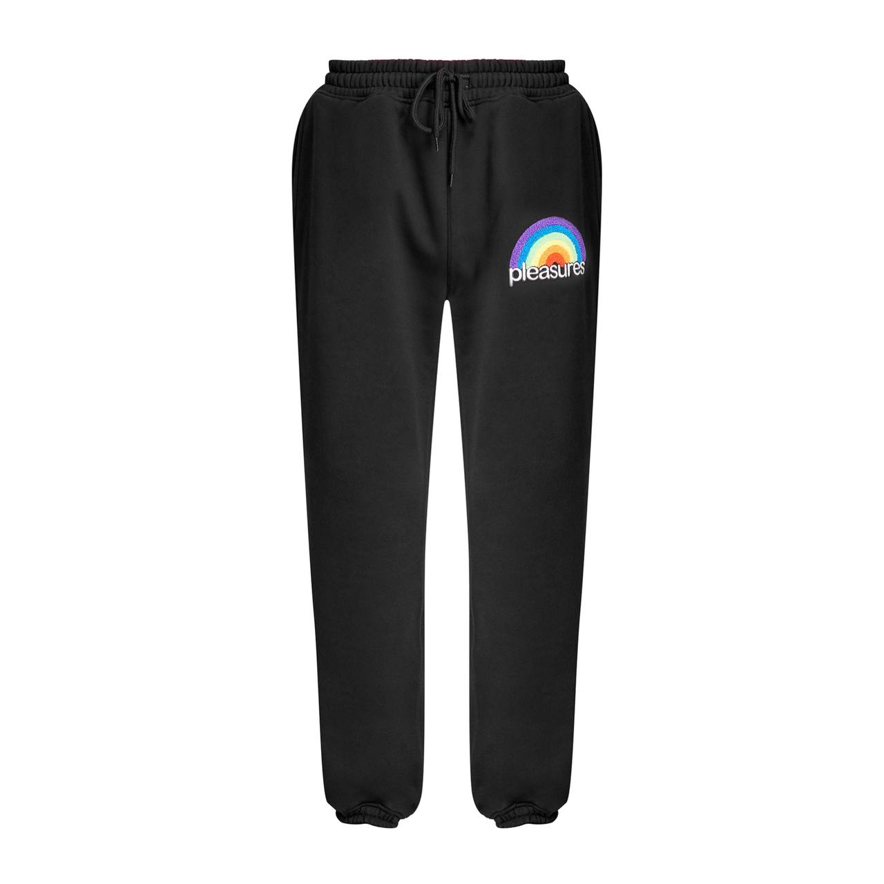 Штани Pleasures Rainbow Black Sweatpants