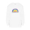 Футболка з довгим рукавом Pleasures Rainbow White Longsleeve