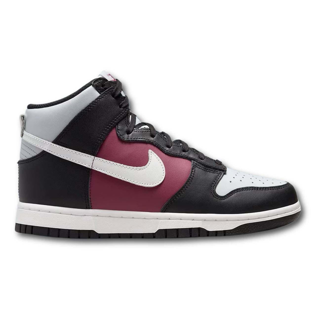 Nike Dunk High Black Rosewood Pure Platinum (W)