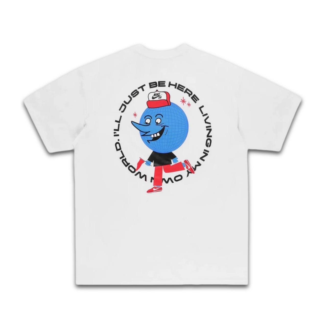 Футболка Nike SB Tee Globe Guy White