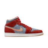 Кросівки Jordan 1 Mid "Denim Red"