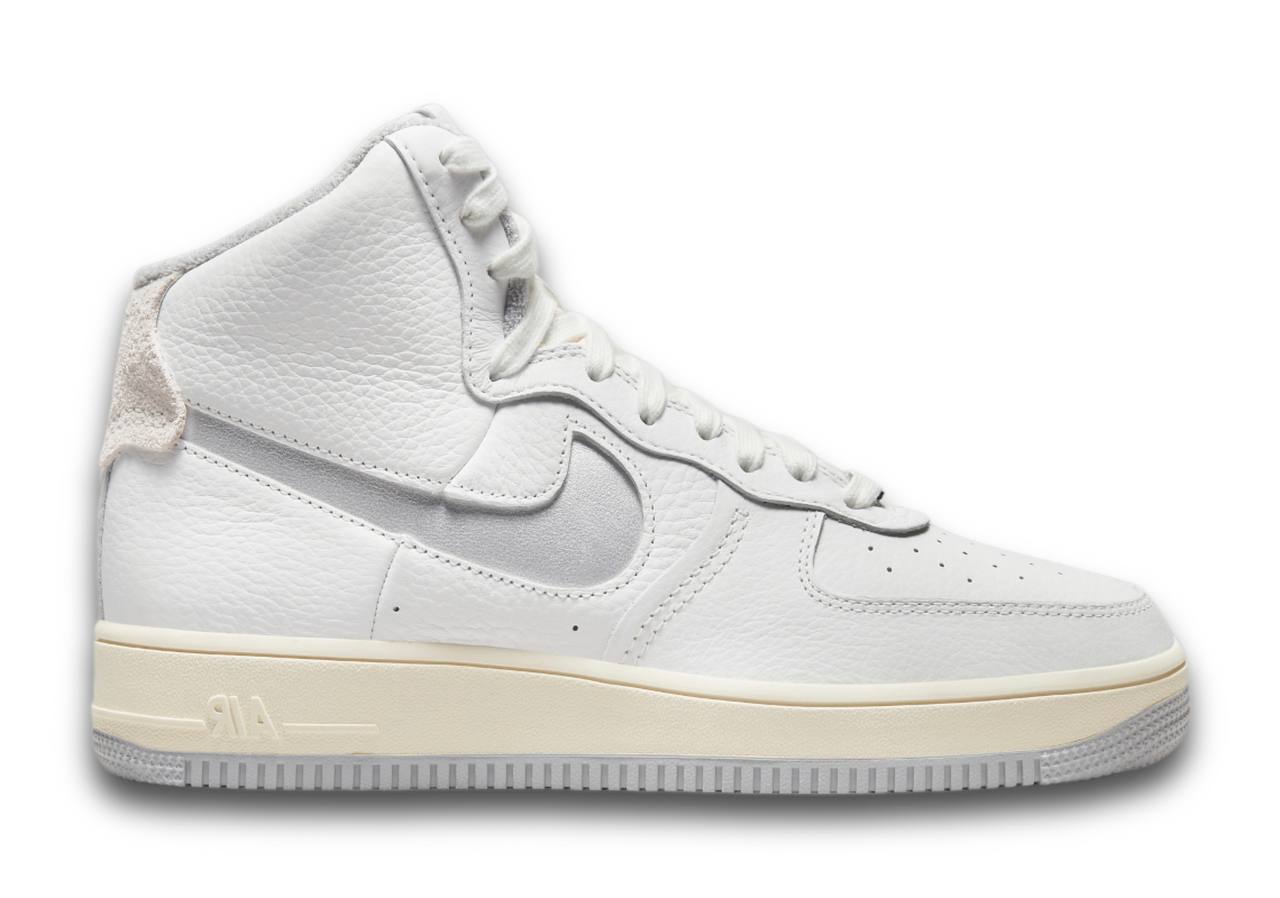 Nike air force 1 high silver 2025