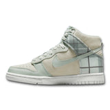 Nike Dunk High SE Tartan Plaid White Light Green (GS)