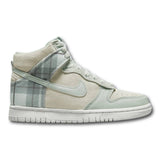 Nike Dunk High SE Tartan Plaid White Light Green (GS)