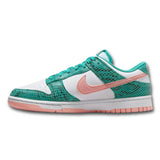 Nike Dunk Low Snakeskin Washed Teal Bleached Coral