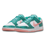 Nike Dunk Low Snakeskin Washed Teal Bleached Coral